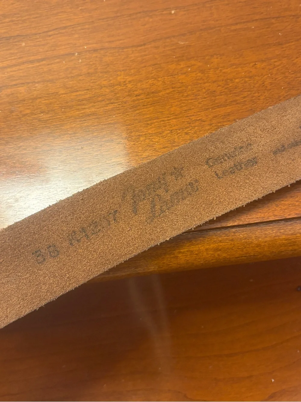 Tony Lama Brown Leather Western Belt